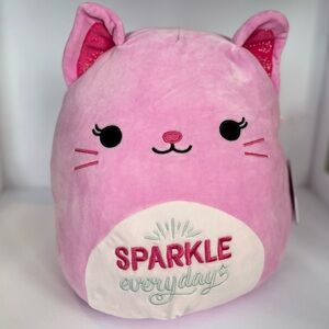 Squishmallows Kristina the Cat “Sparkle Everyday” 12”. Brand new tags.